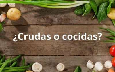 Verduras crudas versus cocidas ¿qué es mejor?