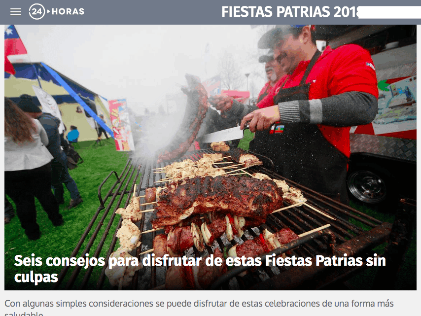 Seis consejos para disfrutar de estas Fiestas Patrias sin culpas 6