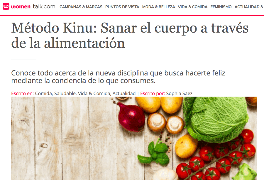 Método Kinu: Sanar el cuerpo a través de la alimentación 2